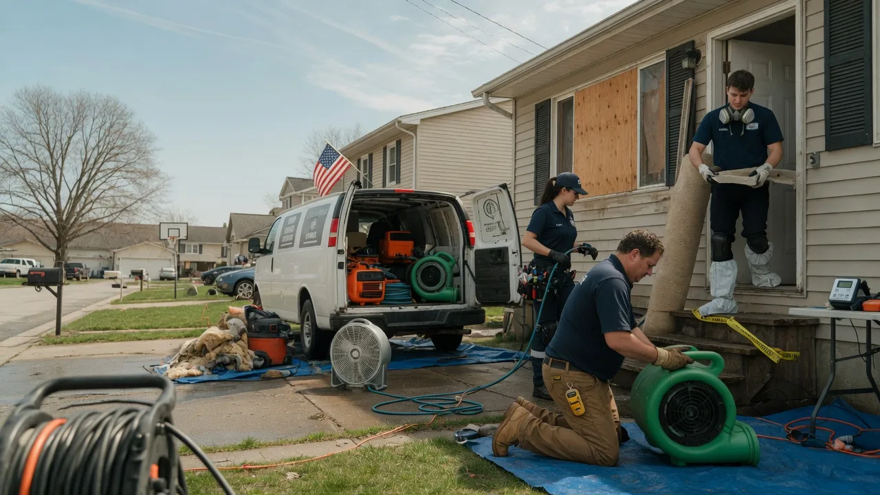Water Damage Restoration in Parkersburg, IL near me